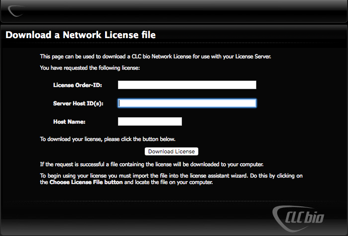 Download a Network License file